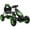 Green, variant on Aosom Pedal Go Kart w/ Adjustable Seat, Rubber Wheels Shock Absorb, Blue