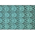 thumbnail image 1 of Ahgly Company Indoor Rectangle Abstract Light Blue Modern Area Rugs, 2' x 5', 1 of 4
