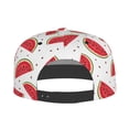 thumbnail image 4 of Fotbe Watermelon Flat Bill Visor Cap Classic Snapback Hat Polyester Foam Trucker Hat Trucker Cap Adjustable Baseball Cap, 4 of 9