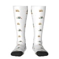 thumbnail image 1 of Balery Rabbit Blowing Dandelions Calcetines novedosos Calcetines deportivos Calcetines hasta la rodilla Calcetines de algodón Calcetines originales y geniales, 1 of 6