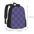 thumbnail image 2 of Balery Lavender Flowers Backpack for Men and Women - Durable 600D Oxford Cloth -Large Capacity, Water-Resistant School, Travel, and Hiking Bag, 2 of 9