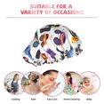 thumbnail image 7 of KLL Cartoon Monster Trucks1 Pattern Shower Cap & Bath Cap for Women,Reversible Oversized Waterproof Shower Caps for all Hair Lengths,Elastic Reusable Bathing Hair Cap, 7 of 7