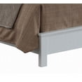 thumbnail image 5 of Queen Size metal platform bed frame with bright white finish for master bedroom, 5 of 6