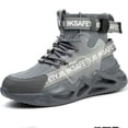 thumbnail image 1 of Fashion Safety Shoes Men Steel Toe Work Shoes Puncture Proof Sneaker Man Industrial Work Safety Boots Breathable Protective Boot, 1 of 5