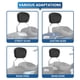 thumbnail image 5 of ASD Barra Sissy de pasajero cromada desmontable con almohadilla de respaldo y kit de accesorios de acoplamiento de 4 puntos compatible con Harley Davidson 1997-2008 Touring Electra Glide Road King Str, 5 of 5