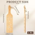 thumbnail image 2 of DIY Beech Wood Paddle with Heart Airflow Holes Lightweight Bamboo Greek Fraternity Sorority Wooden Paddle with Smooth Surface for Camping Hiking Picnics 13.23x2.83inch DIY, 2 of 6