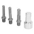 thumbnail image 2 of Adaptador de barrena de 1 a 3 brocas, mandril redondo de acero al carbono, 2 orificios, 2 ranuras, conector para taladro de jardín, herramientas de jardín, 2 of 14