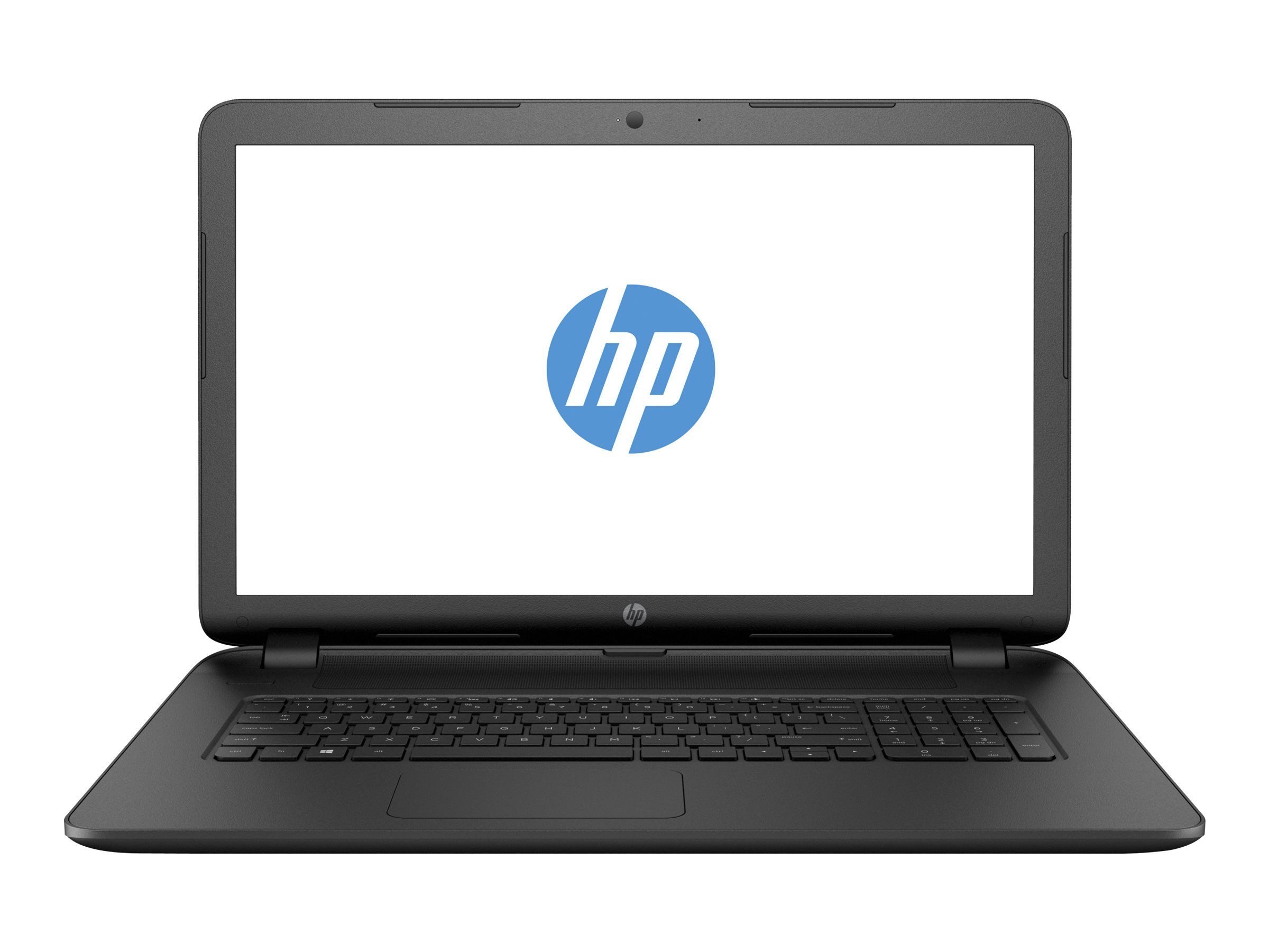 HP Laptop 17-p121wm - AMD A6 - 6310 / up to 2.4 GHz - Win 10 Home 64-bit - Radeon R4 - 4 GB RAM - 500 GB HDD - DVD SuperMulti - 17.3" 1600 x 900 (HD+) - HP textured linear pattern in black - kbd: US - image 2 of 5