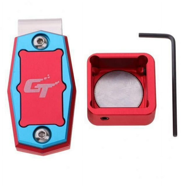 koolsoo 2-3 pack Porte-Craie de Billard Accessoire de Queue de Billard avec Clip Rouge 2 Pcs