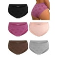 thumbnail image 3 of LAVA Women's Butterfly Underwear - Soft Jacquard Briefs, 5 Colors, S-2XL, 3 of 6