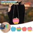 thumbnail image 3 of Bolsas De Hombro De Juguete Sensorial De Burbuja De Empuje Bolsa De Hombro De Moda Juguete De Silicona Para Aliviar El Estrés Con Correa De Hombro Extraíble Para Niños Y Adultos seitruly AP007259-03, 3 of 6