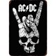 thumbnail image 1 of Chapa ACDC Metal Pintura Hierro Rectangular Pared para El Y Bar 20x30cm, 1 of 9