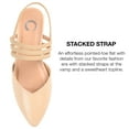 thumbnail image 3 of Journee Collection Womens Brinney Ballet Pointed Toe Pull On Flats, 3 of 6