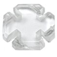 thumbnail image 3 of CRL HGC412 Clear Acrylic 4-Way Heavy Glass Connector for 1/2" Glass, 3 of 3