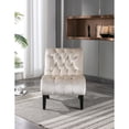 thumbnail image 2 of Velvet Upholstery & Foam Filling - Soft and Comfortable Chair for Various Rooms, 2 of 6