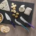 thumbnail image 4 of French Home 7-Piece Laguiole Cheese Knives and Spreaders - Plum Rose, 4 of 6
