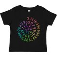 thumbnail image 3 of Inktastic Pi Day Pi Numerals in Rainbow Spiral Boys or Girls Toddler T-Shirt, 3 of 5