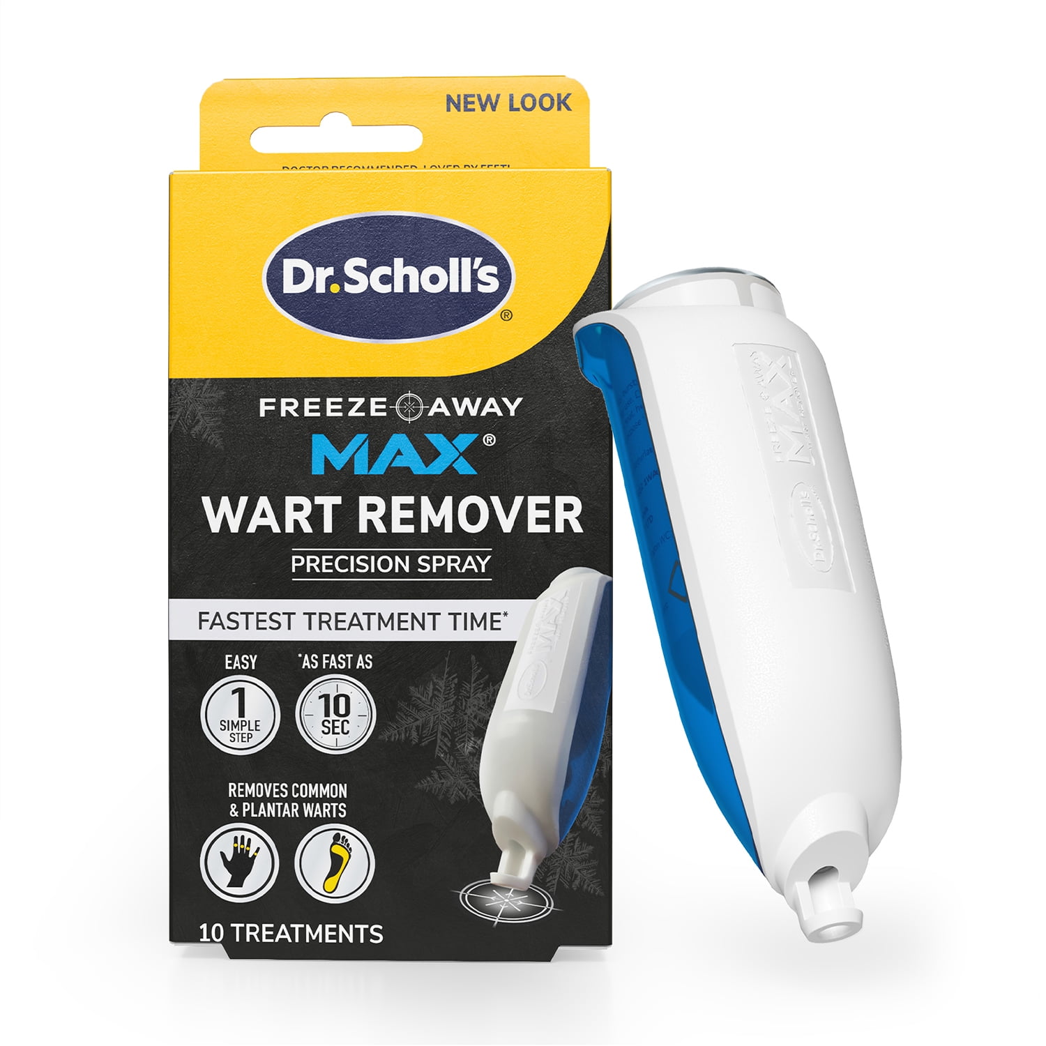 (3 pack) Dr. Scholl's Freeze Away MAX Wart Remover, 10 Treatments