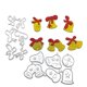 thumbnail image 3 of Plantillas de corte de metal con forma de guantes navideños, para álbum de recortes, bricolaje, tarjetas de papel, moldes, manualidades de repujado y decoración, 3 of 4