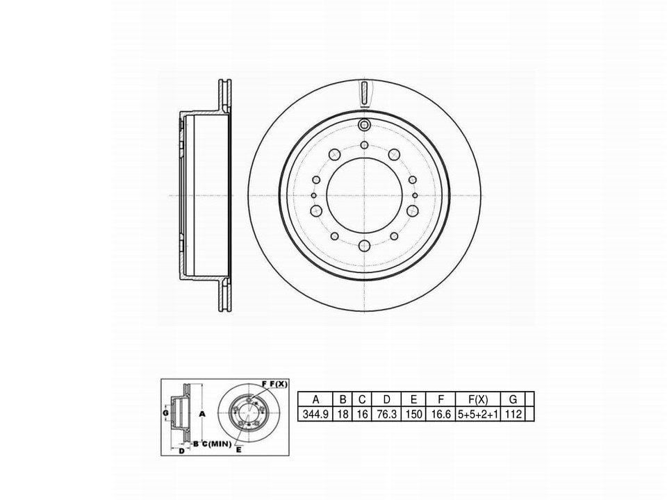Winstop Brake Kits, Rear WSK824, Lexus LX570 2013