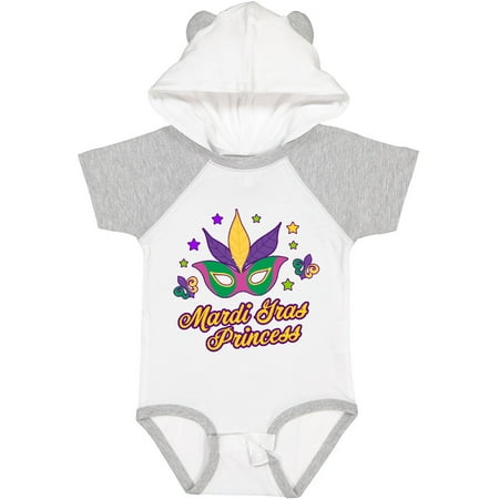 

Inktastic Mardi Gras Princess with Mask and Stars Gift Baby Girl Bodysuit