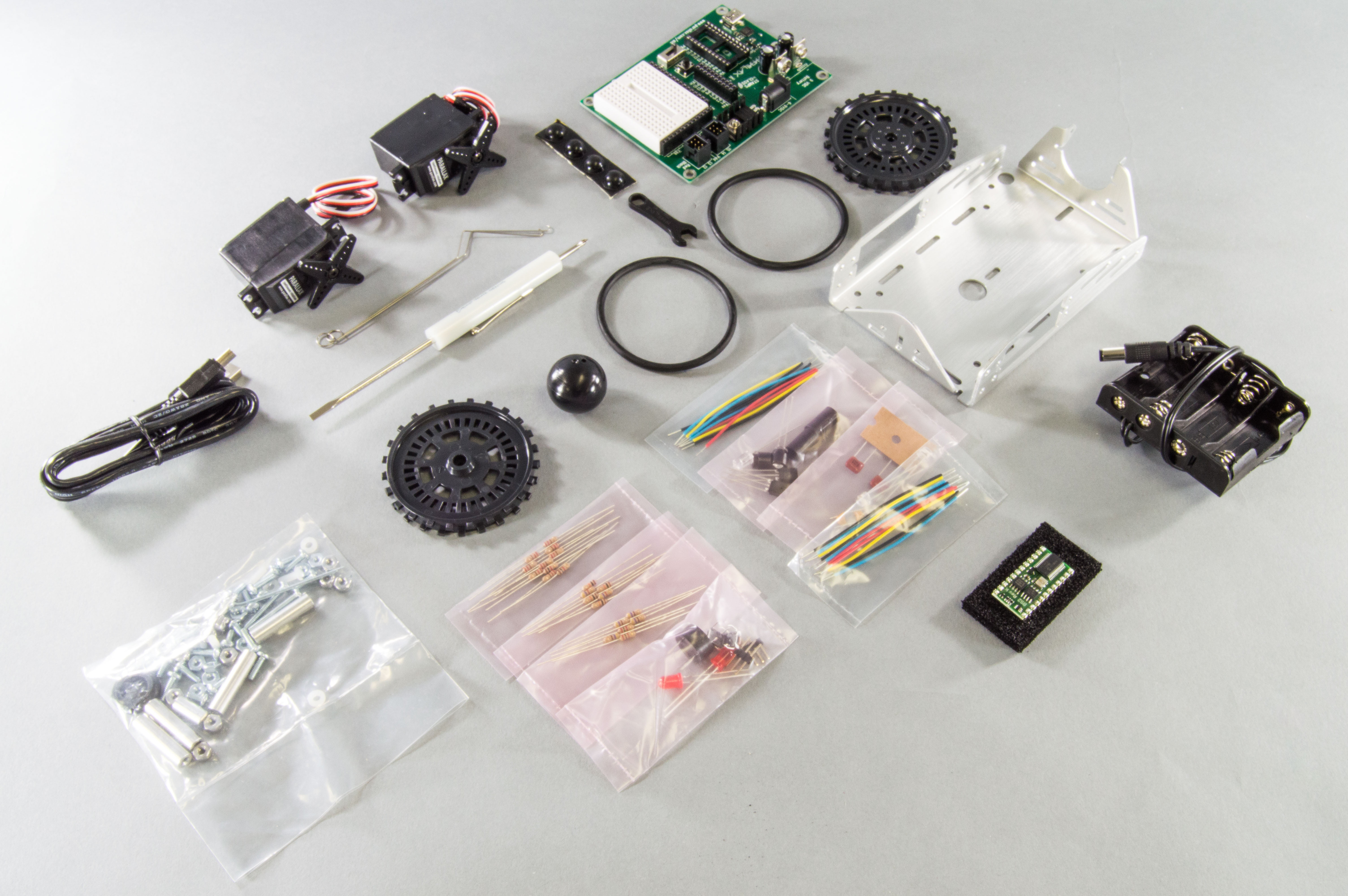 Parallax 28832 Boe-bot Robot Kit USB Version Age 13 for sale online 