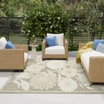 thumbnail image 3 of Nourison Aloha 7'10" x 10'6" Ivory Sage Outdoor Rug, 3 of 10