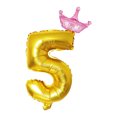 thumbnail image 2 of LSLJS Used for Birthday Party, Anniversary Celebration 32IN Number Decoration, Balloons, 2 of 4