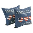 thumbnail image 2 of Spun Polyester 17-inch Outdoor Throw Pillows (Set of 2) CO-JO18-06-S2, 2 of 2