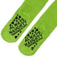 thumbnail image 5 of Dr. Seuss Women's The Grinch Always Naughty Cozy Fuzzy Anti-Slip Grip Knee-High Slipper Socks 1 Pair (OSFM), 5 of 6