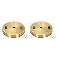 thumbnail image 5 of Kit de dosel de luz Uxcell de 120mm 4.7 pulgadas Placa de colgar de techo Bronce dorado 2 paquetes, 5 of 5