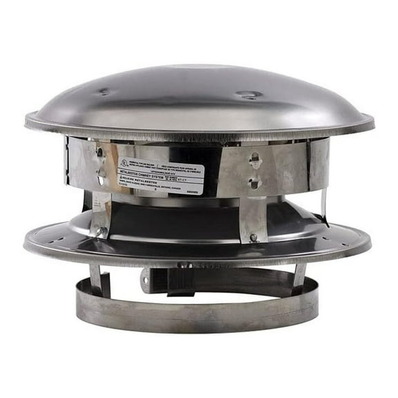 Selkirk Metalbestos 6T-CT 6-Inch Stainless Steel Round Top, Pack of 1