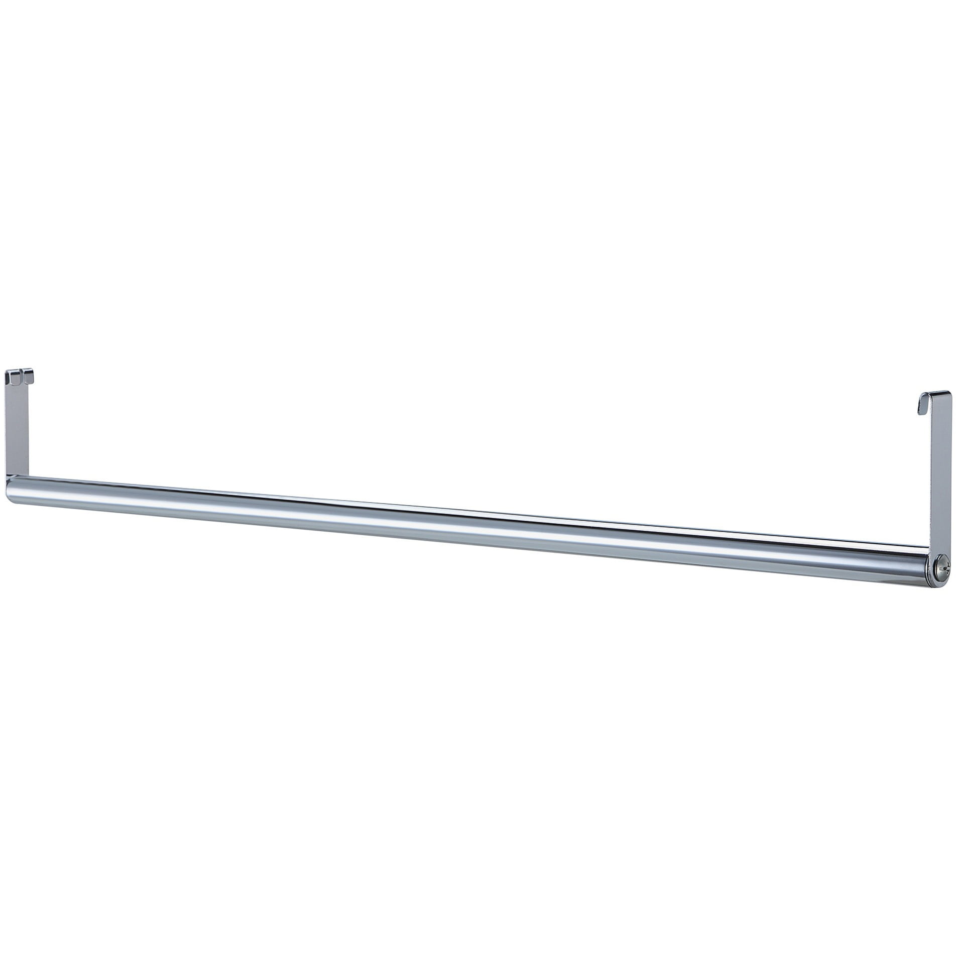 Lorell, LLR69876, Industrial Wire Shelving Garment Hanger Bar, 1 Each