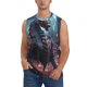 thumbnail image 1 of Fotbe Urban Mechanical Dragon Men's Camiseta sin Mangas Estampada para Hombres, Playera Casual para Gimnasio, Entrenamiento, Playa-3X-Large, 1 of 7