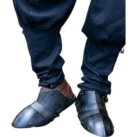 Epic Dark Sabatons Knight Foot Armour Historical reenactment