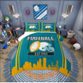 thumbnail image 1 of Erosebridal Rugby Bedding Twin Comforter Set for Boys,Stripes Sport Down Comforter,Football Gaming Decor,Reversible,Lightweight,2 Piece, 1 of 7
