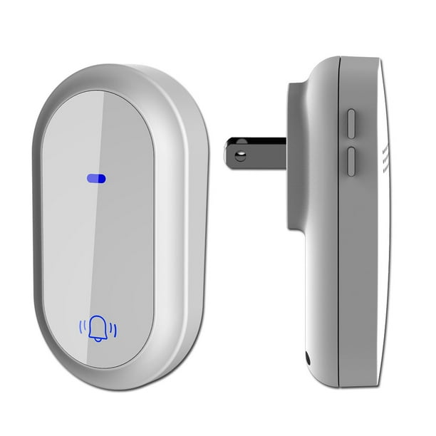 Timbre inalámbrico autogenerador impermeable para exteriores, timbre inteligente de larga distancia para el hogar, buscapersonas inalámbrico 433 para personas mayores