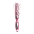 thumbnail image 1 of LIVINGbasics Curved Hair Brush, Pink, 1 of 6