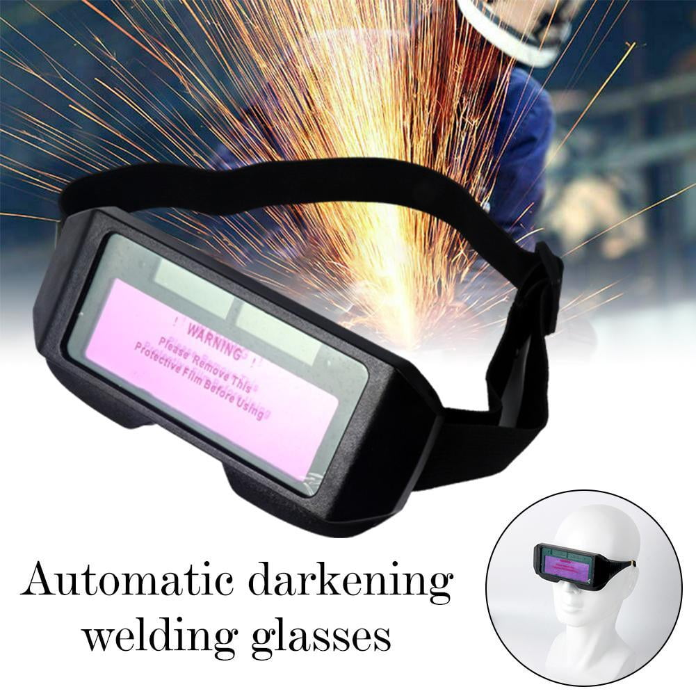 Solar Powered Auto Darkening Welding Helmet Eyes Welder Anti-glare Glasses XMAS N3F3