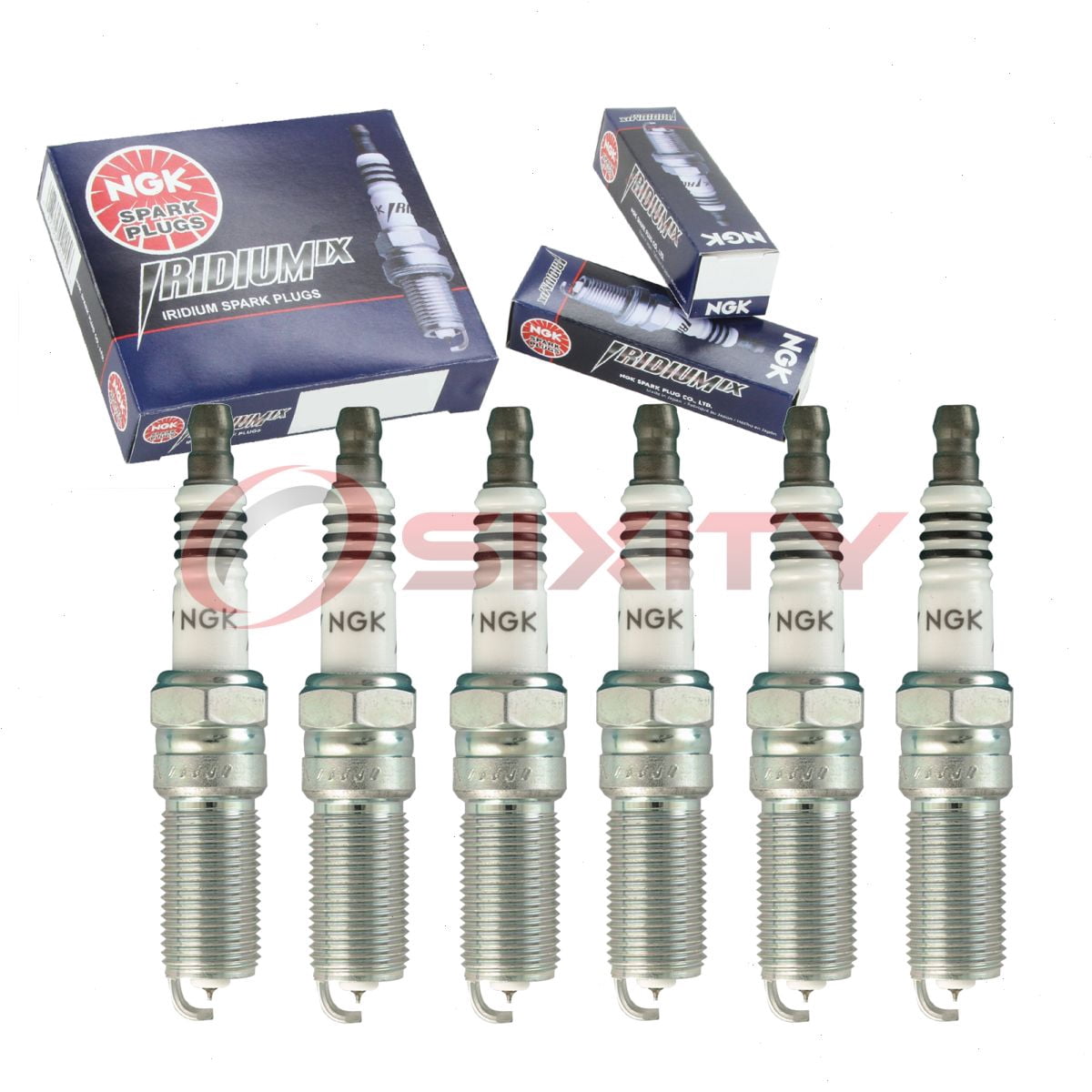 NGK Spark Plugs 4344 Iridium IX 6 Count