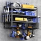 thumbnail image 2 of Portaherramientas de Metal Montado en Pared,Estante para Herramientas Eléctricas Multifuncional, Estante de Almacenamiento de Hardware para el Hogar, Estante para Taladro Eléctrico, 2 of 4