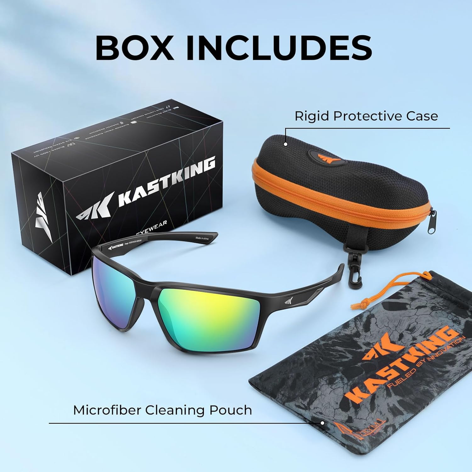KastKing Polarized Sport Sunglasses, UV Protection Osage