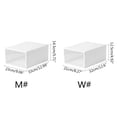 thumbnail image 3 of 4pcs Flip Shoes Box Drawer for Case Clear Plastic Stackable Shoe Storage Organizer Containers for Women Men, 3 of 20