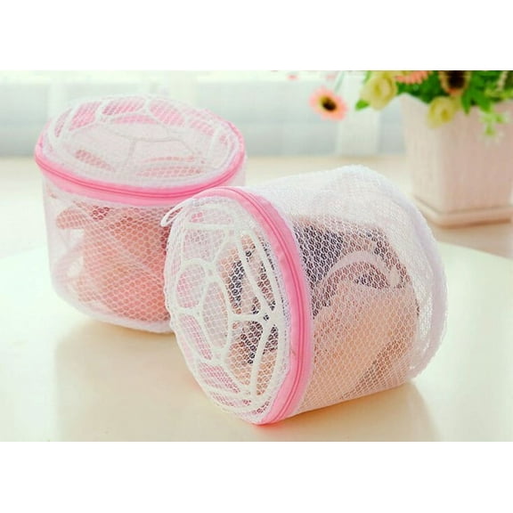 Washing Machine Wash Bags,Mesh Laundry Bag,Small Lingerie Bags for Washing, New Lingerie Underwear Bra Sock Laundry Washing Aid Net Mesh Zip Bag Rose Clearance