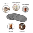 thumbnail image 3 of Hweilai Desk Protection Rubber Coaster with Holder, Non-Slip and Heat Resistant Coaster, 3 of 6