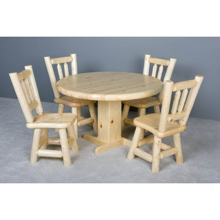 6 Pc Log Dining Table Set (Clear, Hunter Green) - Walmart.com 6 Pc Log Dining Table Set (Clear, Hunter Green) - Walmart.com