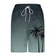 thumbnail image 5 of Ceisia Men's Palm Tree Print Loose Fit Quick Dry Beach Shorts with Inner Lining Black S Gifts, 5 of 5
