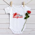 thumbnail image 4 of Valentines Day Baby Girl Outfit Short Sleeve Bodysuit Sweater Lover Themed Letter Embroider Baby Girls' Clothing for Boys Girls 18-24 Months, 4 of 4