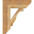 thumbnail image 3 of Ekena Millwork 6"W x 22"D x 26"H Balboa Slat Rough Sawn Bracket, Western Red Cedar, 3 of 4