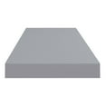thumbnail image 5 of Floating Wall Shelves 2 Pcs Gray 31.5x9.3x1.5 MDF - Modern Display Shelves for Books, Ornaments, Home Decor - Easy Install Invisible Mount Grey, 5 of 8